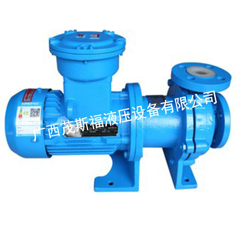 廠家供應(yīng)CQB50-32-125F氟塑料磁力泵，稀鹽酸輸送泵 .jpg